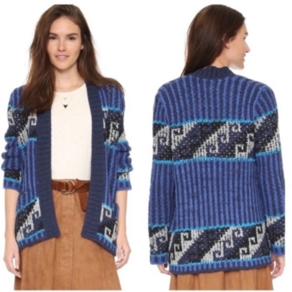 Free People Knit‎ Open Front Oversized Sweater Cardigan Women’s Sz Small